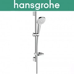 Душовий набір зі стійкою Hansgrohe (art 26586400) з мильницею Casetta, Croma Select E Vario 65 см, білий хром Харків