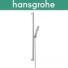 Душовий набір зі стійкою Hansgrohe (art 24380000) Pulsify E 100 1jet EcoSmart 90 см, Хром Чернігів