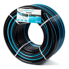 Шланг для поливу Santehpoliv Black 1", 50м (3 шаровий), Winmix Польща Коломия
