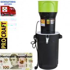Кормоподрібнювач (зернодробилка) Procraft PCM3550 (із ведром)+сетифікат Київ