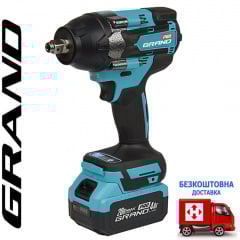 Акумуляторний гайковерт Grand АГ-800UBL, 2*(20В, 4Аг) Харків