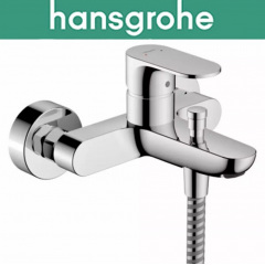 Змішувач Hansgrohe (art 72440000) для ванни короткий ніс Rebris S, Хром Львов