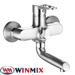 Змішувач для ванни короткий ніс Winmix Elba Euro (Chr-009), Польща Лубни