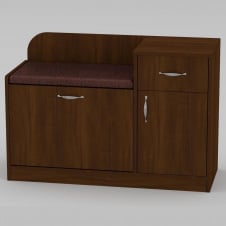 Тумба под обувь Компанит ТО-4 978х380х662 мм орех