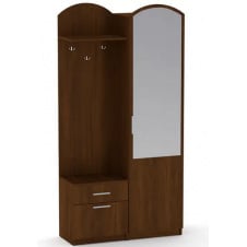 Прихожая Компанит Лидия 1000х2000х375 мм орех