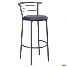 Барний стілець АМФ Маркос Хокер чорний металевий