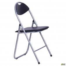 Стілець AMF Джокер алюм сидіння пвх-чорне складаний для балкона кафе саду