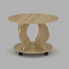 Стол журнальный Компанит Ринг дуб Сонома