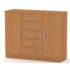 Комод Компанит 5+2 1110x891x390 дсп Бук