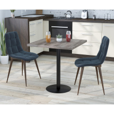 Стол обеденный BS-450 Loft-Design квадратный с одной ножкой