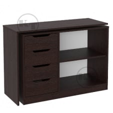 Комод-стол Компанит трансформер дсп венге