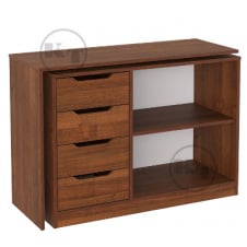 Комод-стіл Компаніт трансформер дП горіх