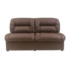 Офісний диван м'який Vizit двійка шкірозамінник коричневий