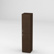 Книжный шкаф Компанит КШ-13 1587x366x350 мм венге