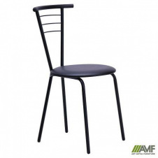 Кухонный стул AMF Бонус обеденный черный металл каркас с мягким сидением