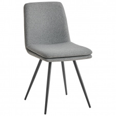Обідній стілець Lukas AMF з м'яким сидінням спинкою в тканинній оббивці для кухні студії кави вітальні