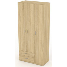Шафа-13 Компаніт трьохдверний для одягу 1950х900х464 мм дуб-сонома