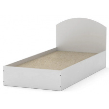 Біле ліжко-90х200 см Компаніт дсп німфея-альба