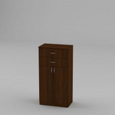 Книжный шкаф Компанит КШ-14 1200x604x370 мм орех экко