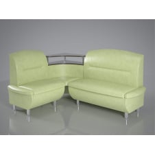 Кутовий диван на кухню Смузі Sentenzo 160х125 см шкірозамінник