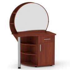 Туалетный столик Компанит Трюмо-3 с зеркалом лдсп яблоня