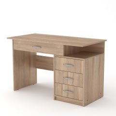 Стол письменный Компанит Студент-2 1200х600х750 мм лдсп дуб-сонома Черноморск