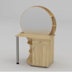 Туалетний столик Компаніт Трюмо-3 з дзеркаломлдсп дуб-сонома Бучач