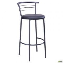 Барный стул АМФ Маркос Хокер черный металлический Королёво