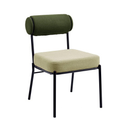 Стілець TOTORO чорний каркас/тк.св.+тем.зелений Ровно