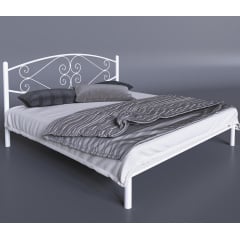 Двоспальне ліжко Камелія Tenero металеве для готельних номерів будинку квартири 120х200 Київ