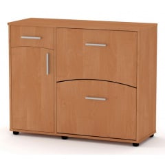 Тумба под обувь Компанит ТО-5 992х380х815 мм ольха Вишневое