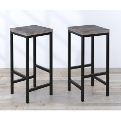 Барный табурет BS-1 Loft-Design металлический каркас твердая сидушка дуб-палена Днепр