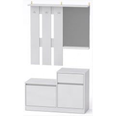 Передпокій Компаніт Влада модульний комплект білий колір Чернігів