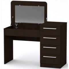 Туалетний столик з дзеркалом Трюмо-9 Компаніт колір темний венге Доманівка