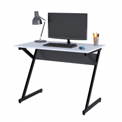 Компьютерный стол Loft-design L-7 100х60х80 см в цвете белый-нимфея Киев