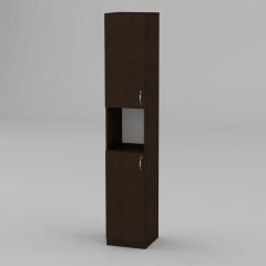 Книжкова шафа Компаніт КШ-10 1950x366x350 мм венге Шепетівка