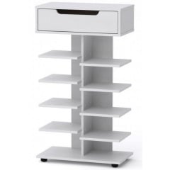 Тумба для взуття Компаніт ТО-15 для передпокою дсп біла Миколаїв