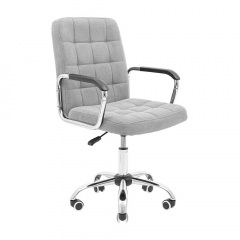 Крісло на коліщатках Брукс Richman сіра тканина сидіння Луцьк