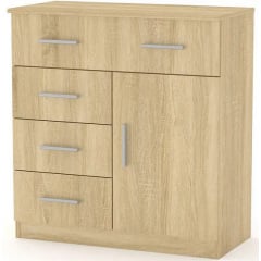 Комод Компанит Комод-1-3-1 800x850x390 дуб Сонома Павлоград