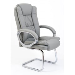 Офісне конференц-крісло Richman Каліфорнія-CF хром світло-сіре Кушугум