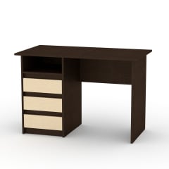 Письмовий стіл Декан Компанет 1100х600 мм з тумбочкою з дсп венге-комбі Мелітополь