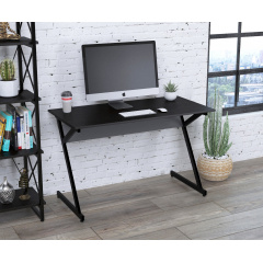 Письменный стол L-7-120 Loft-design 120х60 см дсп черный венге-луизиана Кропивницкий