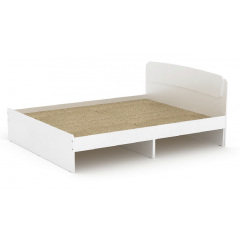 Двуспальная кровать Компанит Классика-140 лдсп бедлго цвета нимфея-альба Ивано-Франковск