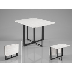 Кухонный стол-книжка Ипсвич Тенеро раскладной 119х85 см трансформер тонкий в сложенном виде Київ