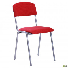 Офисный стул Мастер AMF черный каркас-ножки мягкое красное сидение Ахтырка