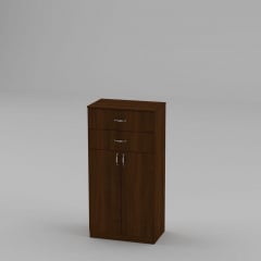 Книжкова шафа Компаніт КШ-14 1200x604x370 мм горіх екко Токмак