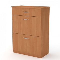 Тумба под обувь Компанит ТО-3А 726х400х1016 мм Яблоня Васильков