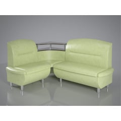 Угловой диванчик на кухню Смузи Sentenzo 160х125 см кожзам салатовый Ивано-Франковск