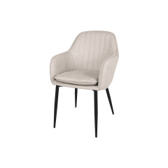 Стілець EMILY чорний каркас/беж тк. Киев