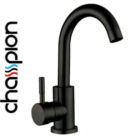 Змішувач для умивальника Champion SUS-011-B BLACK, SUS304 з нержавіючої сталі